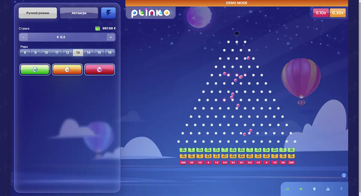 Plinko — огляд нових варіацій та особливостей слота Плінко